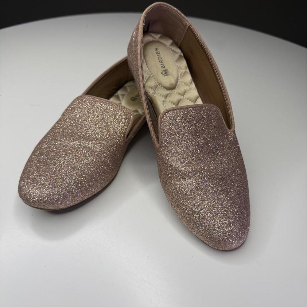 Birdies Glitter Loafers Sparkly Smoking Flats | Holiday • Party • Comfortable